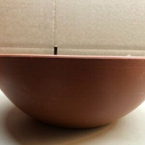 12" Diameter Terra Cotta Bowl 4.75" Height Planter- Drainage Hole #F80